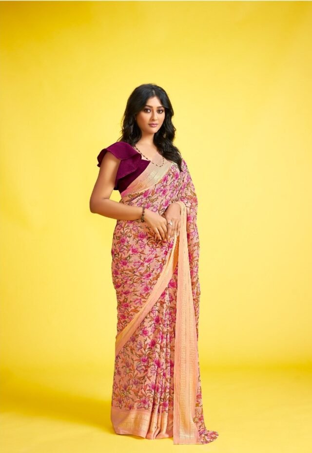 Heavy Georgette Sarees Online Shopping India 05