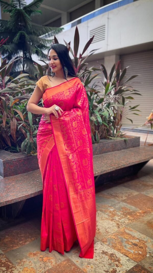 Kanjivaram Weaving Silk Saree Collection 04