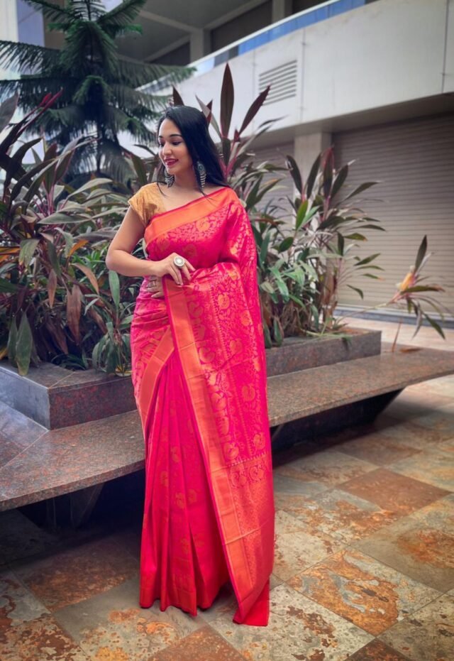 Kanjivaram Weaving Silk Saree Collection 04