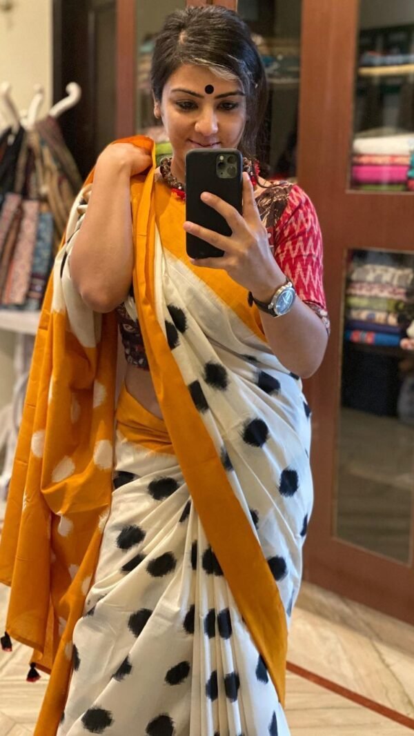 Pure Linen Digital Print Sarees 05