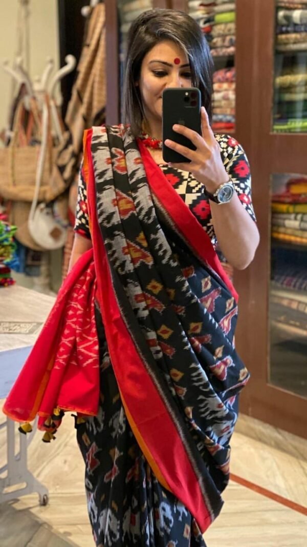 Pure Linen Digital Print Sarees 08