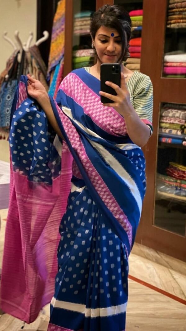 Pure Linen Digital Print Sarees 11