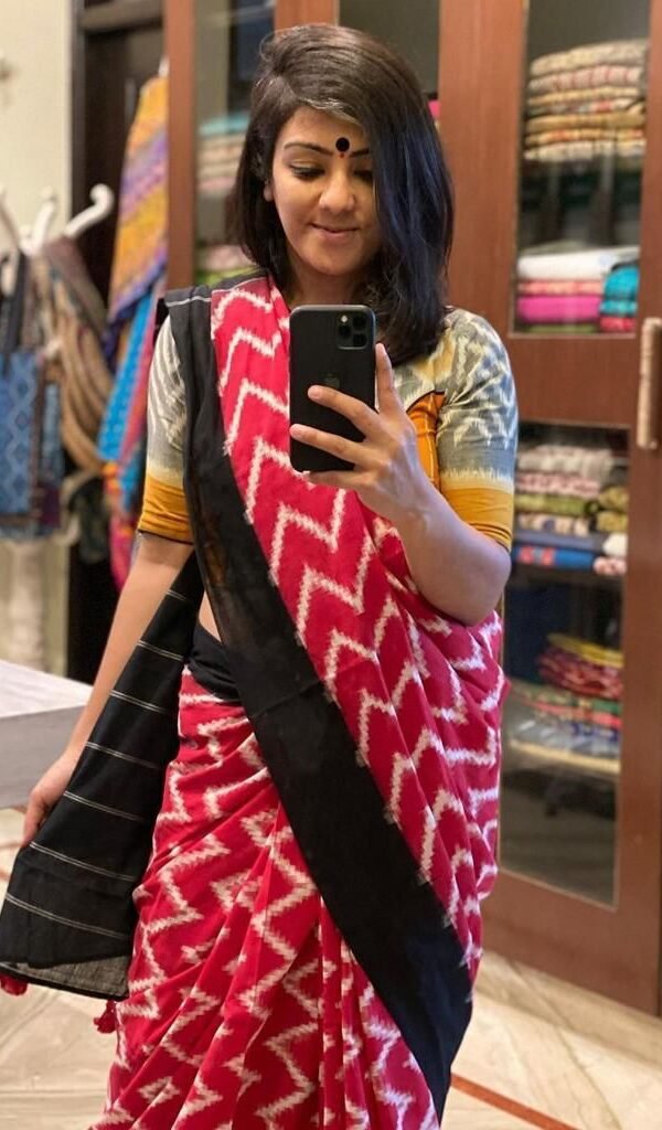 Pure Linen Digital Print Sarees 13