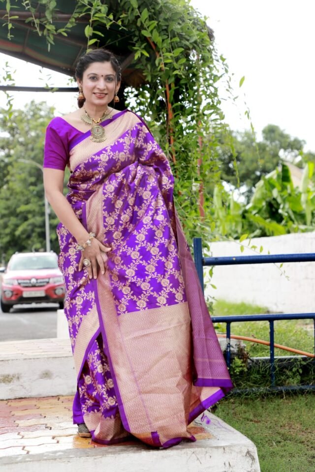 Rich Soft Silk Saree with Heavy Jacquard Border 05