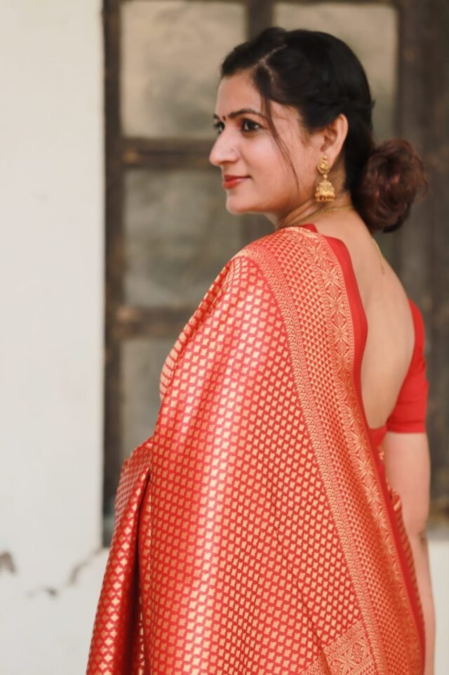 Rich Soft Silk Saree with Heavy Jacquard Border 06