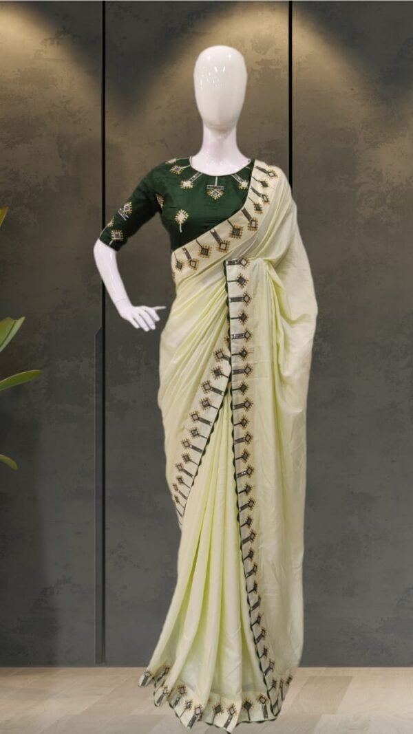 Pure Dola Silk with Heavy Work Saree 03
