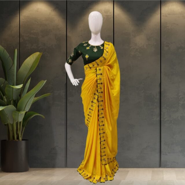 Pure Dola Silk with Heavy Work Saree 05
