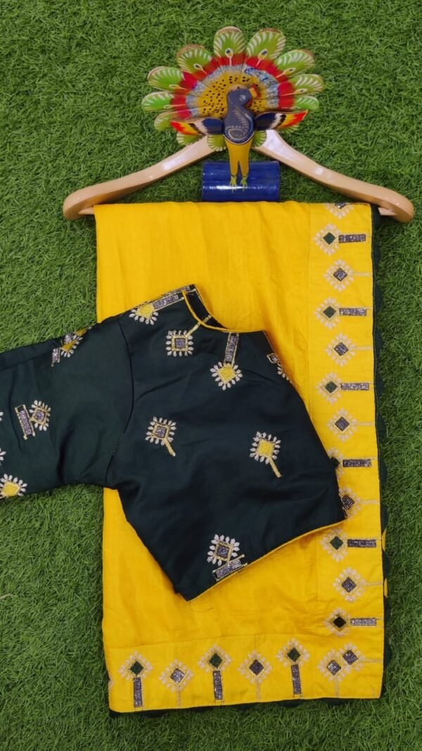 Pure Dola Silk with Heavy Work Saree 05