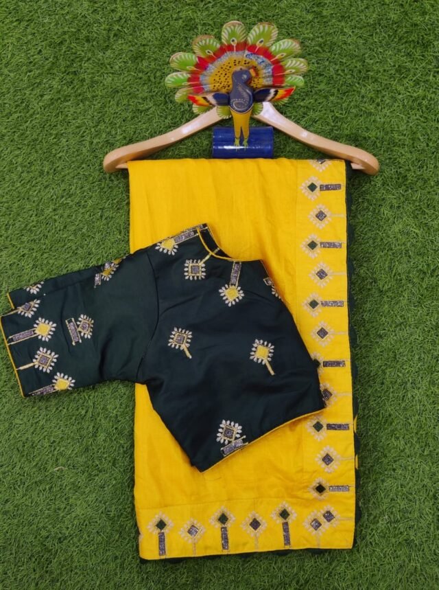 Pure Dola Silk with Heavy Work Saree 05