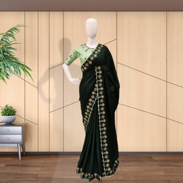 Pure Dola Silk with Heavy Work Saree 06