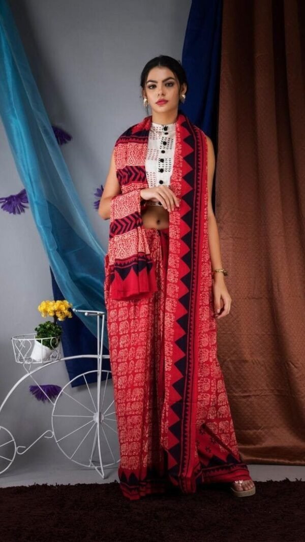 Premium Soft Linen Saree 04