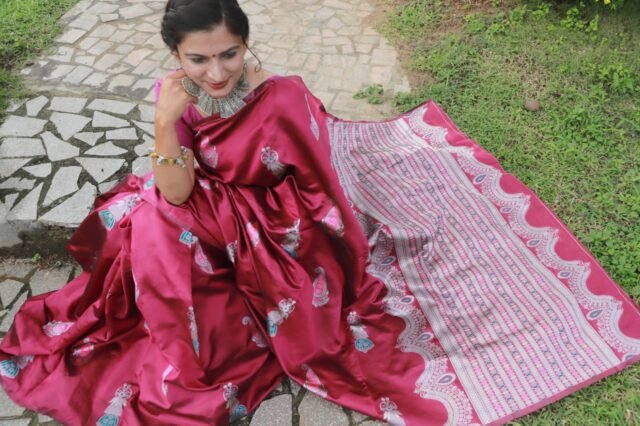 Rich Soft Silk Saree with Heavy Jacquard Border 07