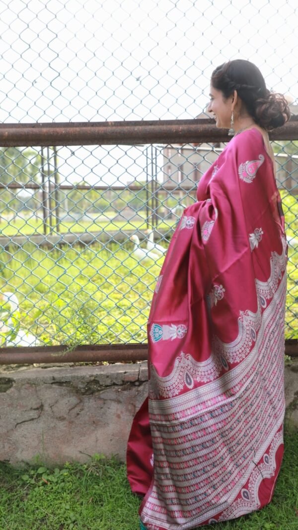 Rich Soft Silk Saree with Heavy Jacquard Border 07