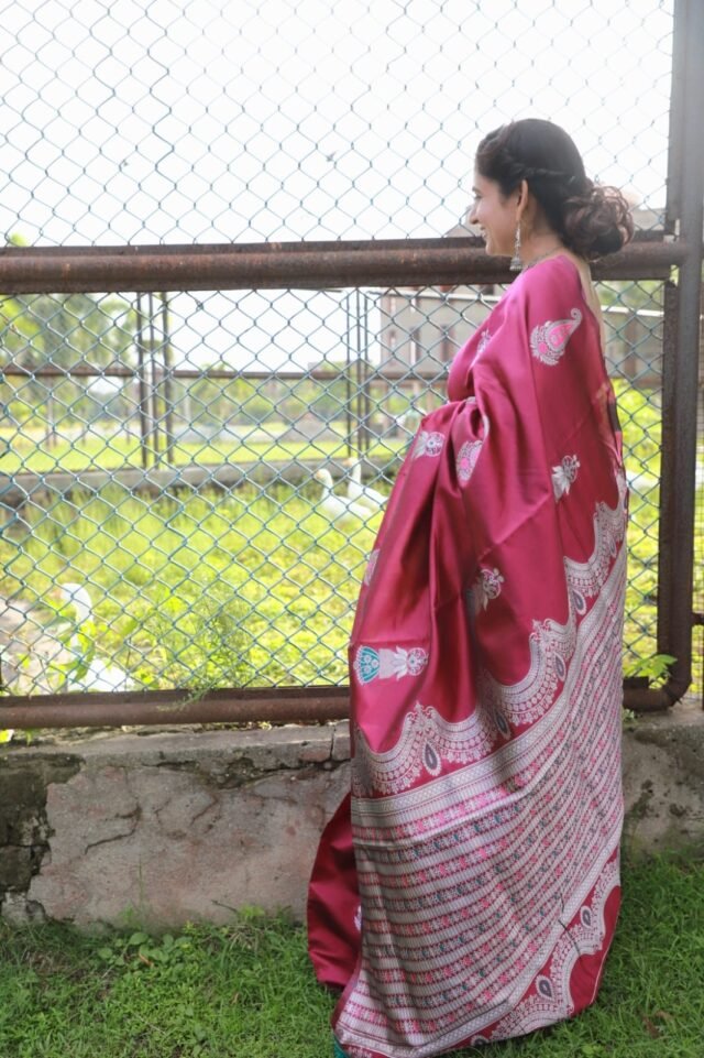Rich Soft Silk Saree with Heavy Jacquard Border 07