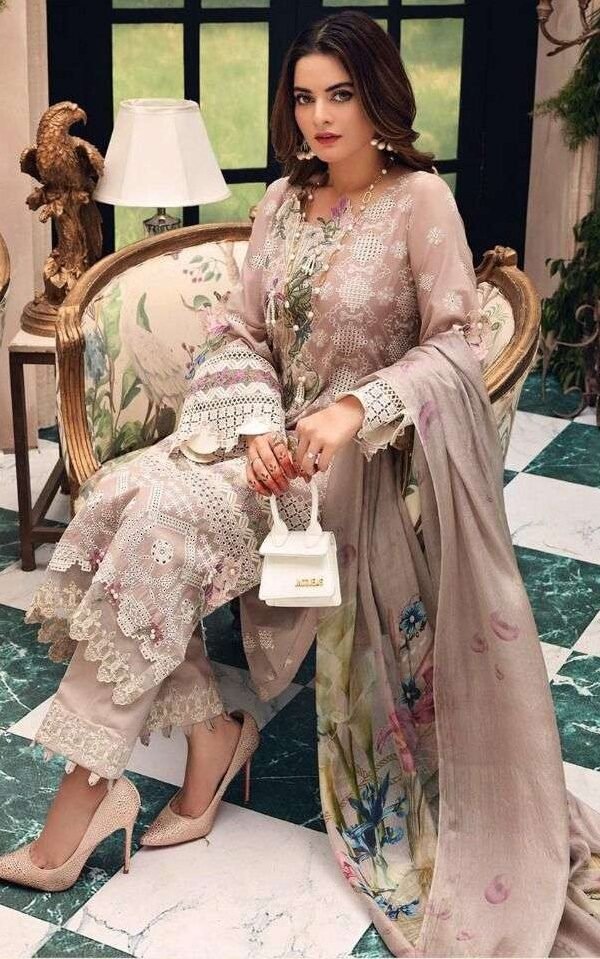 Pakistani Pure Cotton Embroidered Suits
