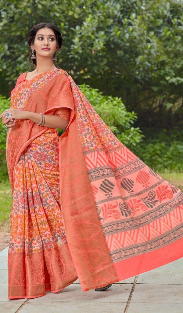 Chanderi Cotton Sarees Wholesale Online 19