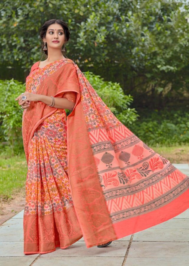 Chanderi Cotton Sarees Wholesale Online 19