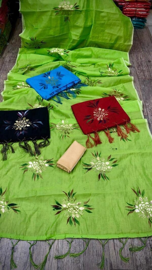 Heavy Chanderi Saree Online India 03