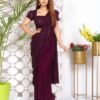 Imported Silk Lycra Read To Wear Saree 06