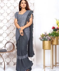 Imported Silk Lycra Read To Wear Saree 07