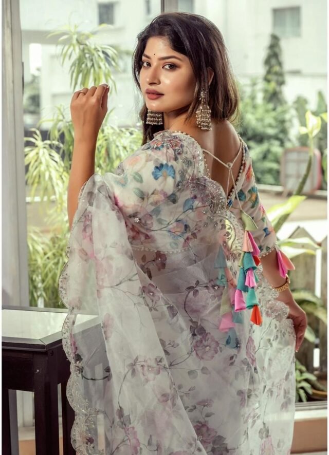 Organza Latest Designers Fashion Sarees