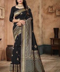 Banarasi Weaving Soft Silk Saree 05