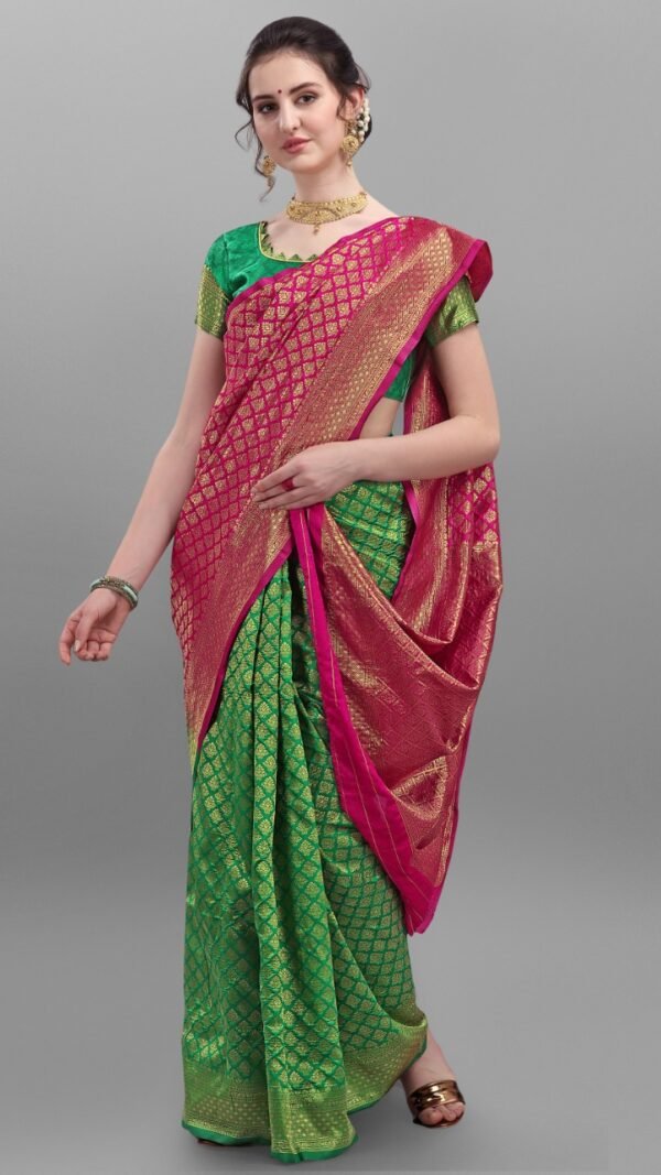 Soft Traditional Kanjivaram Silk Saree 02