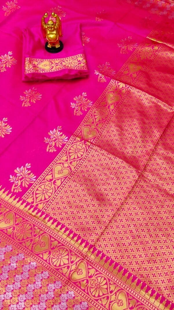 Exclusive Soft Lichi Silk Designer Saree 02