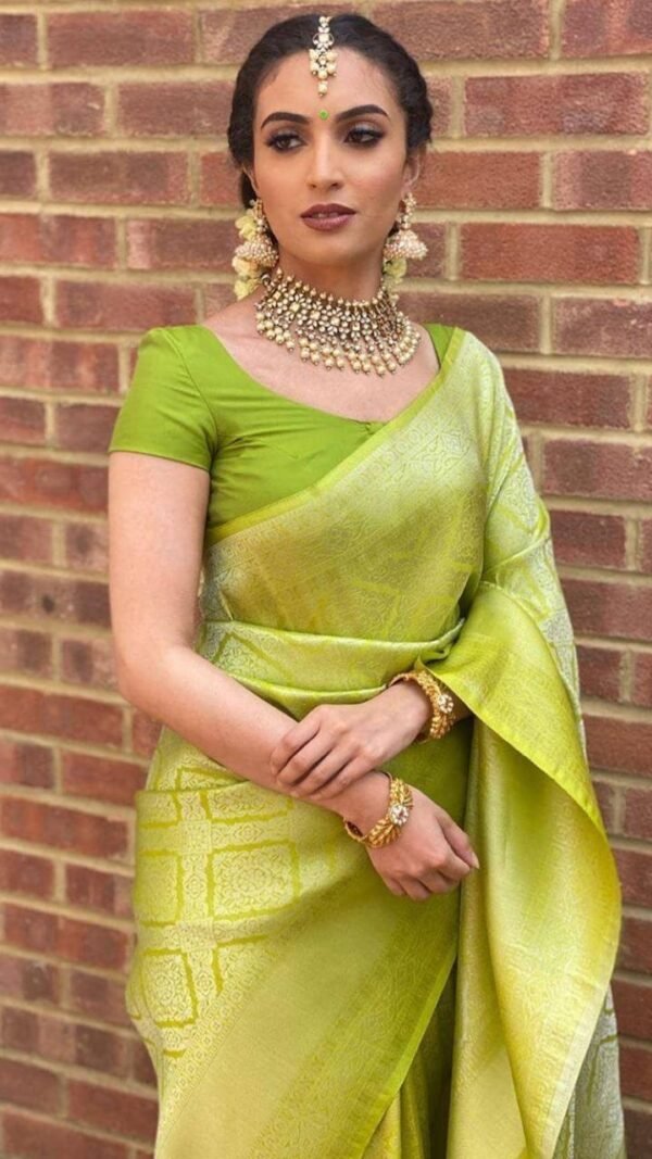 Exclusive Soft Lichi Silk Designer Saree 03