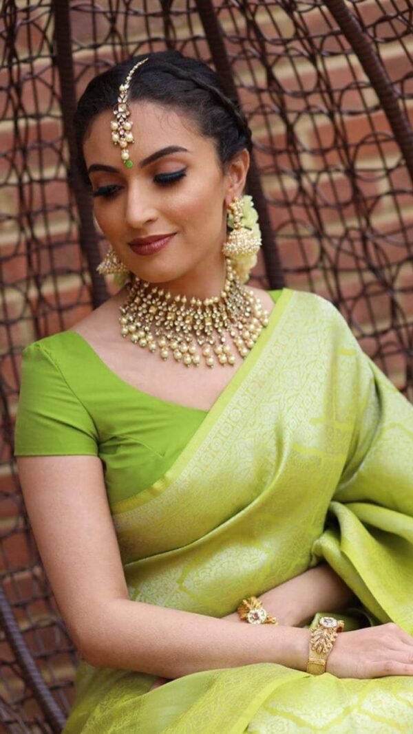 Exclusive Soft Lichi Silk Designer Saree 03