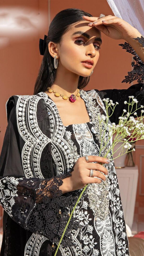 Cambric Cotton Self Embroidery Pakistani Suits 01
