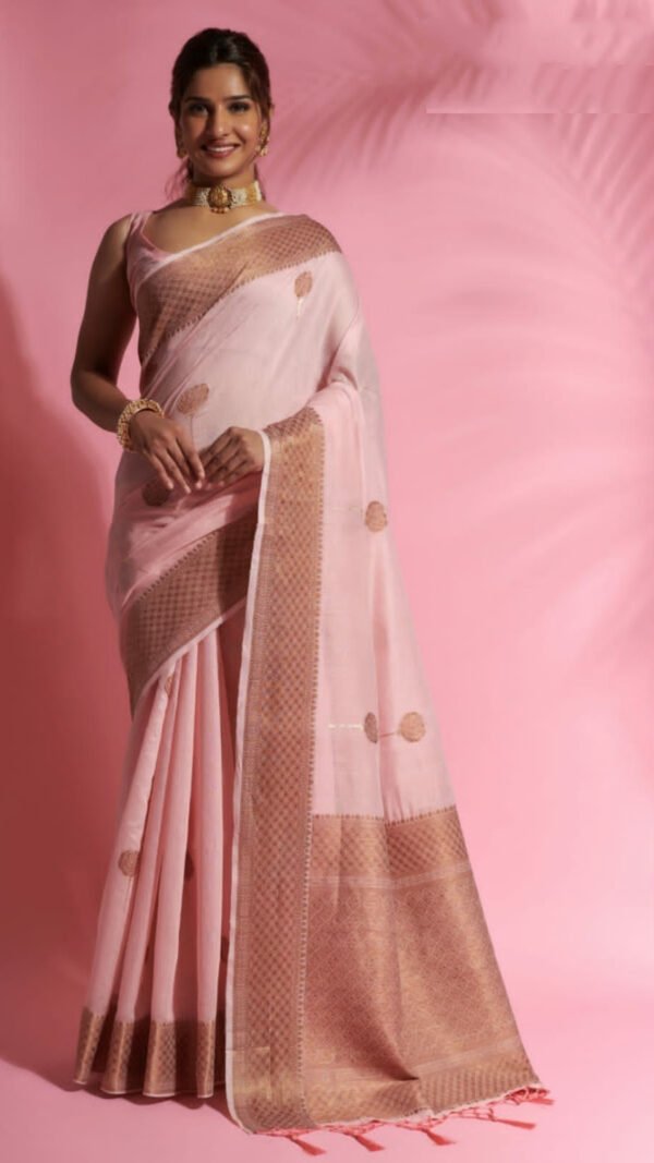 Soft Modal Cotton Dual Shade Saree 05