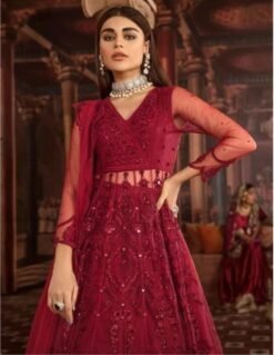 Designer Pakistani Suits with Heavy Net 01