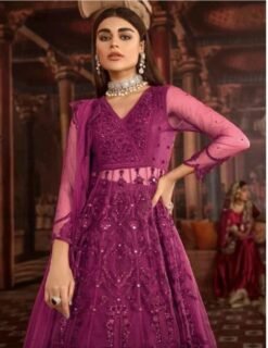 Designer Pakistani Suits with Heavy Net 02