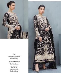 New Fox Georgette with Embroidered Pakistani Suit 05