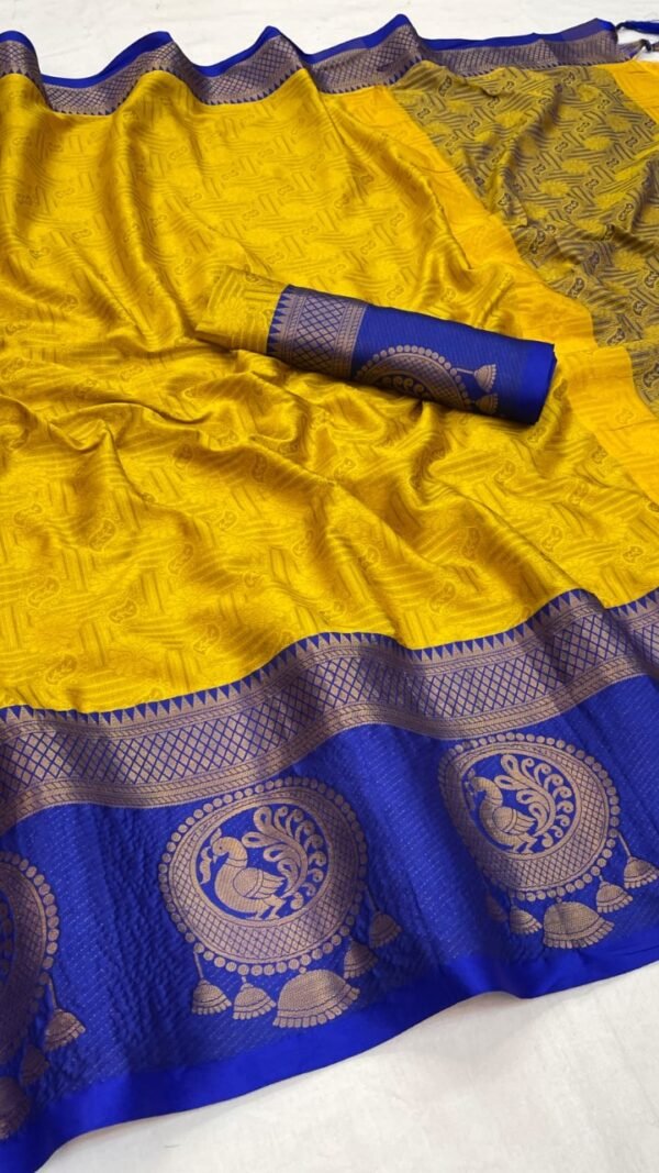 Pure Soft Aura Cotton Silk Saree 01