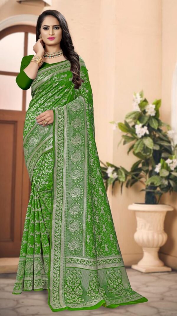 Banarasi Weaving Soft Silk Saree 03