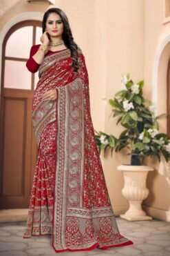 Banarasi Weaving Soft Silk Saree 06