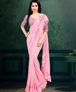 Traditional Look Designer Silk Lycra Saree 01