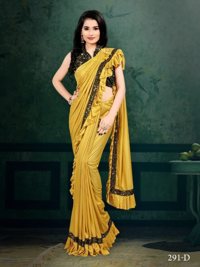 Traditional Look Designer Silk Lycra Saree 04