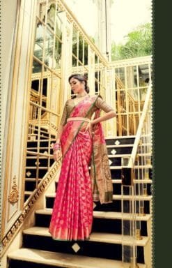 Soft Zari Weaving Saree Traditional Collection 05