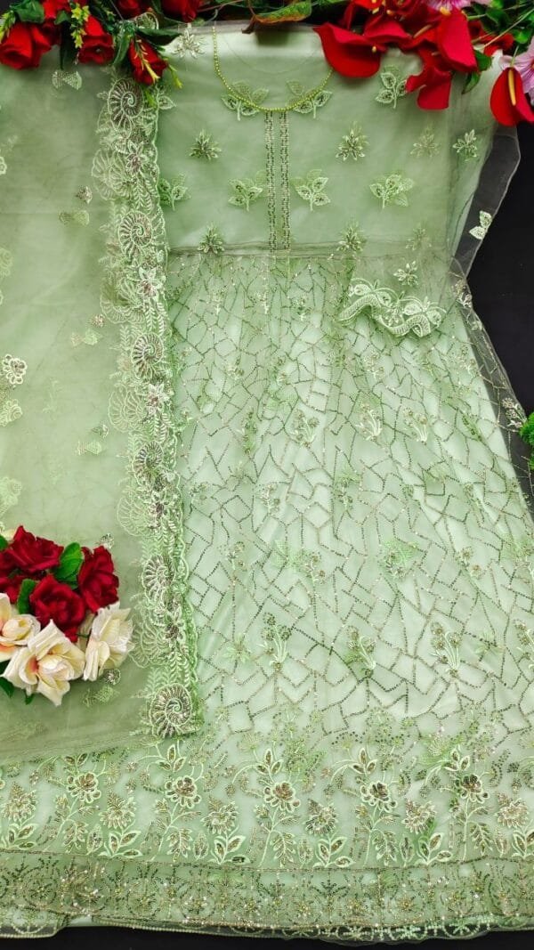 New Latest Designer Dresses with Stone Work 02