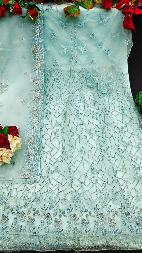 New Latest Designer Dresses with Stone Work 04