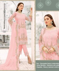 Georgette Heavy Embroidered Dress Pakistani Suits 05