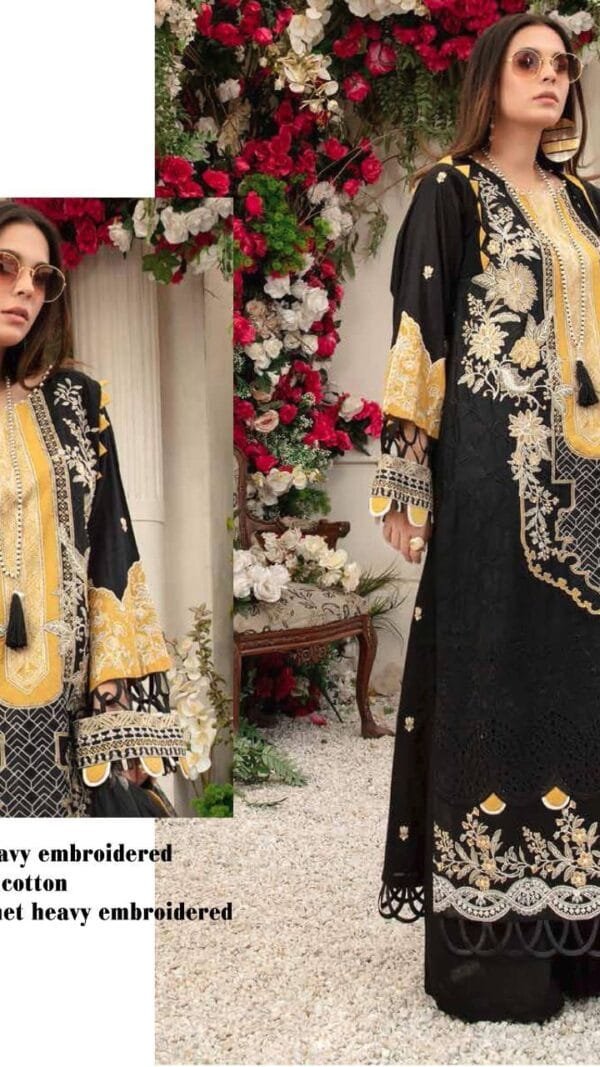 Pakistani Lawn Cotton Heavy Embroidered Suits 04
