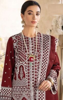 Pakistani Suits Fox Georgette Heavy Embroidered Dress 05