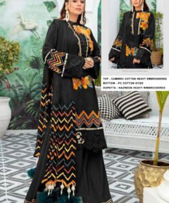 Pure Cambric Cotton Pakistani Suits Online 02