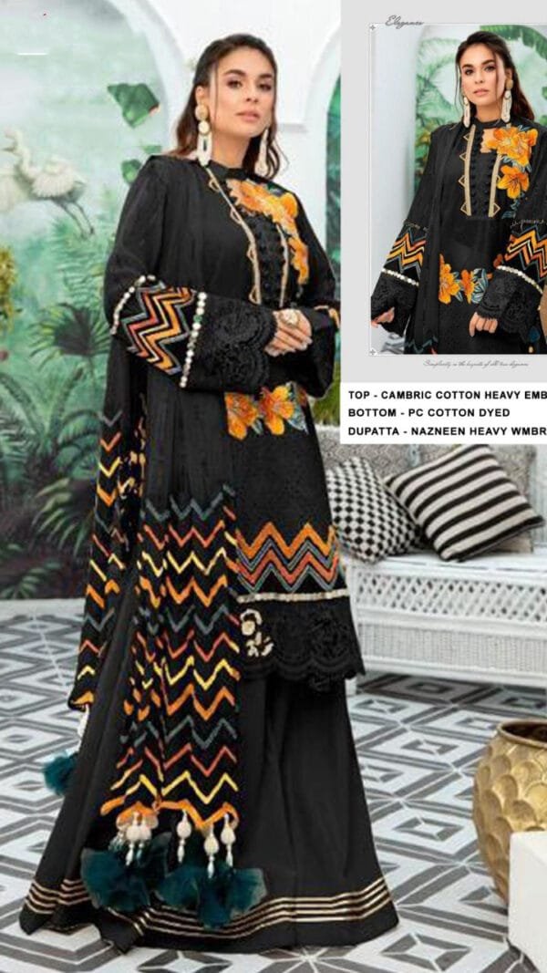 Pure Cambric Cotton Pakistani Suits Online 02
