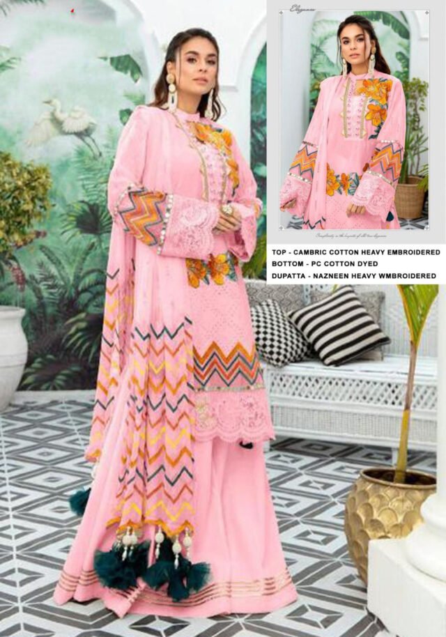 Pure Cambric Cotton Pakistani Suits Online 03