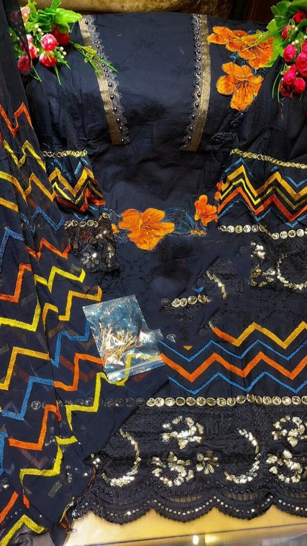 Pure Cambric Cotton Pakistani Suits Online 02